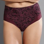 Slip alto Ancona con motivo floreale