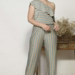 Completo top e pantalone in jersey Amalfi