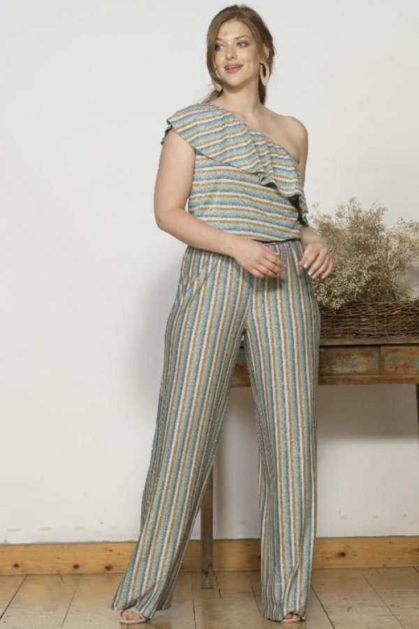 Completo top e pantalone in jersey Amalfi