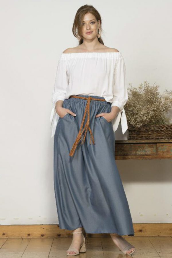 Gonnellone Minori in simil jeans
