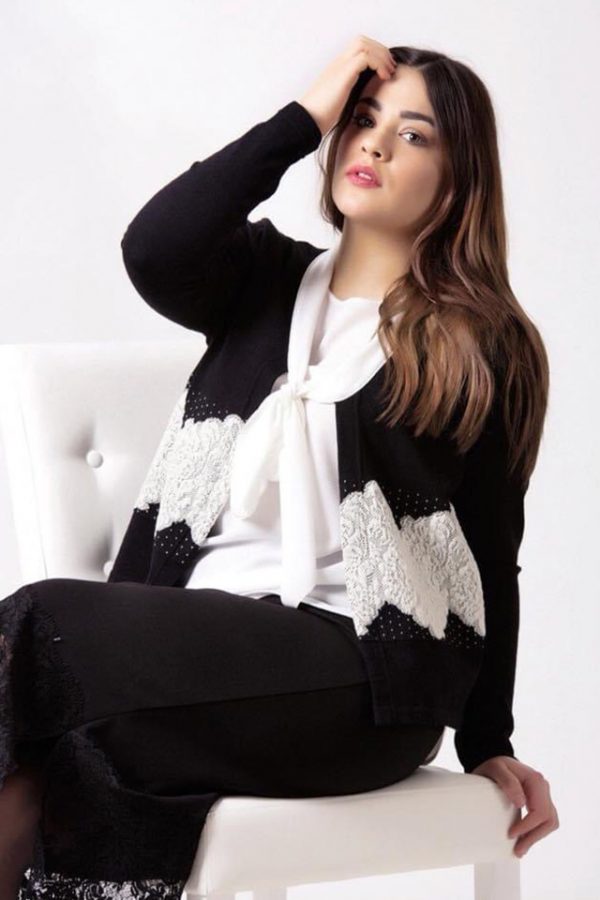Cardigan Ida con foulard