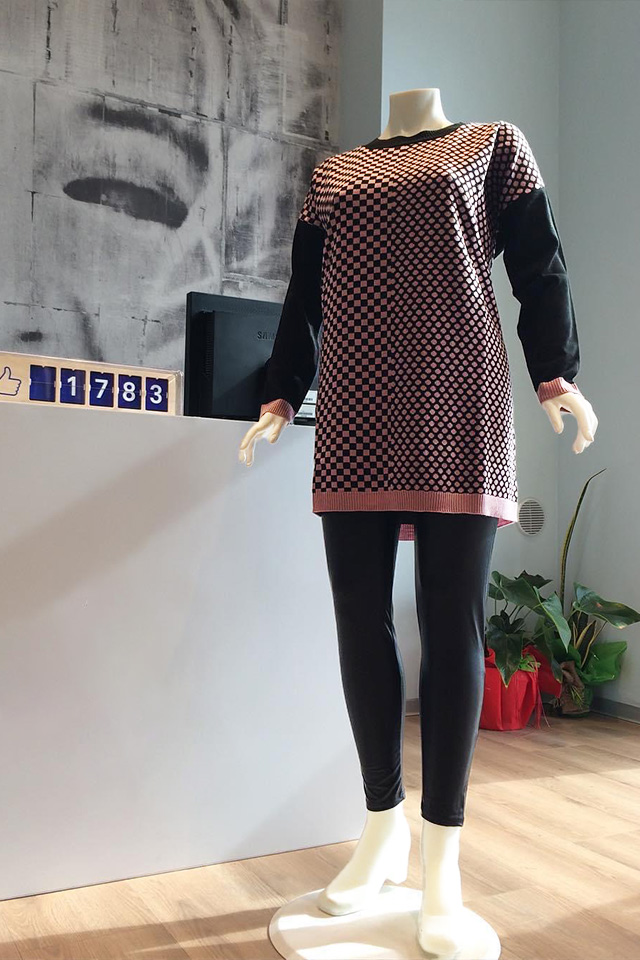 Maglia Mia a quadretti