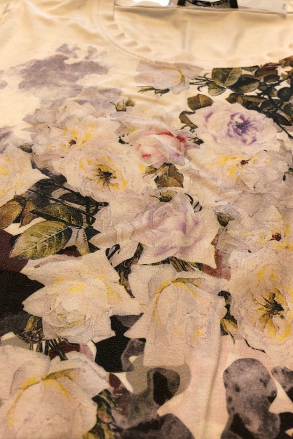 Maglia Aurora con stampa floreale