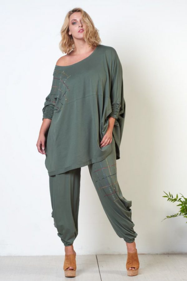 Completo Perla in morbido jersey di cotone