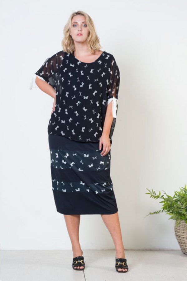 Casacca Ester con manica a kimono