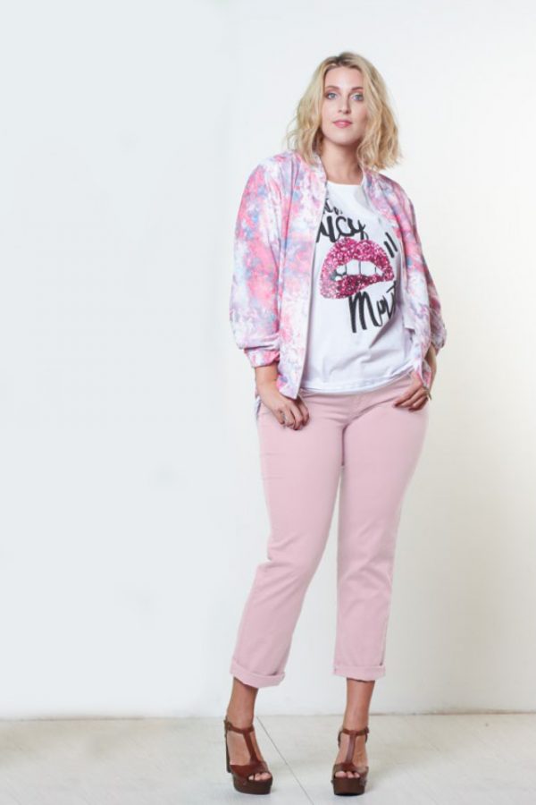 T-shirt Bouche con stampa
